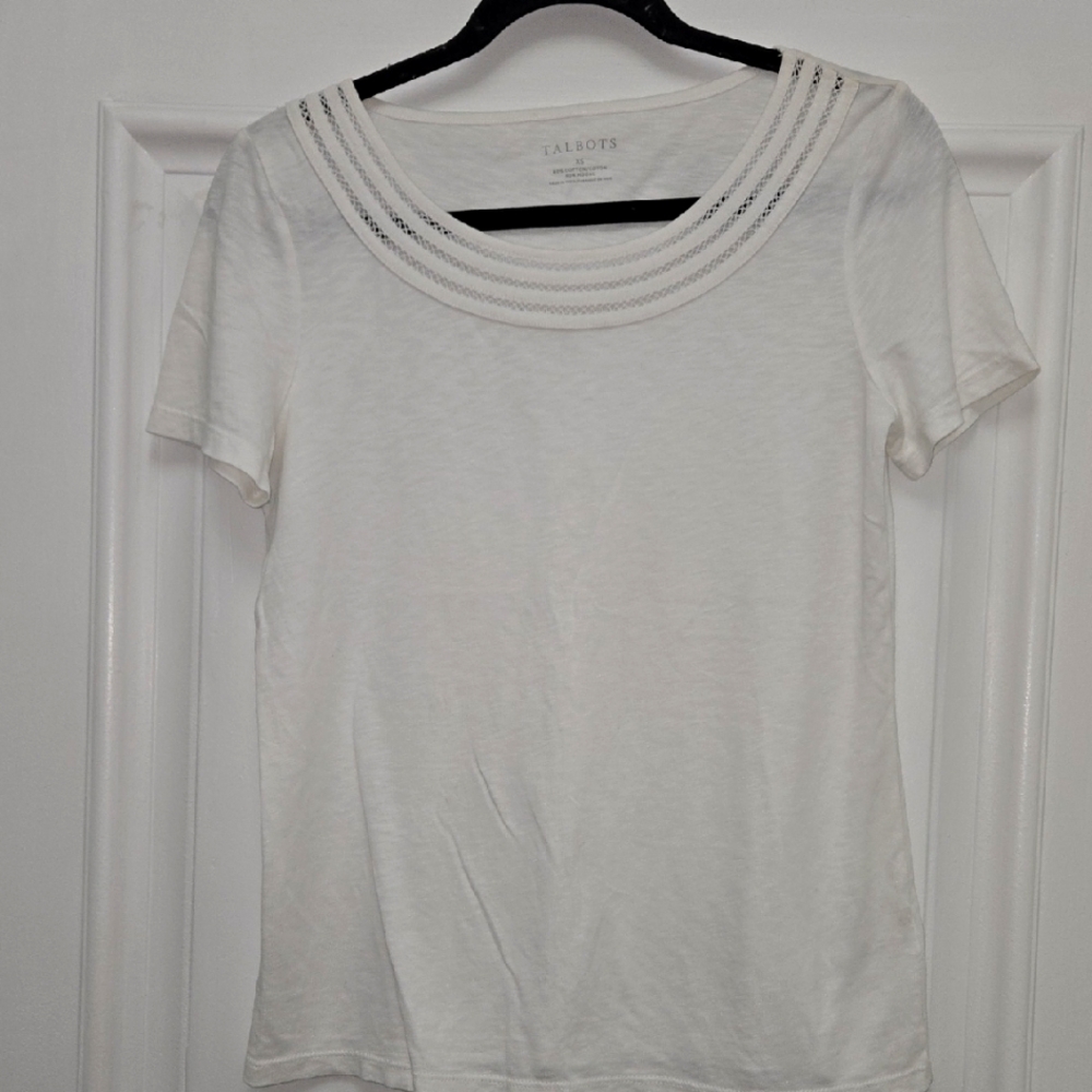 Talbots Women's White Top
